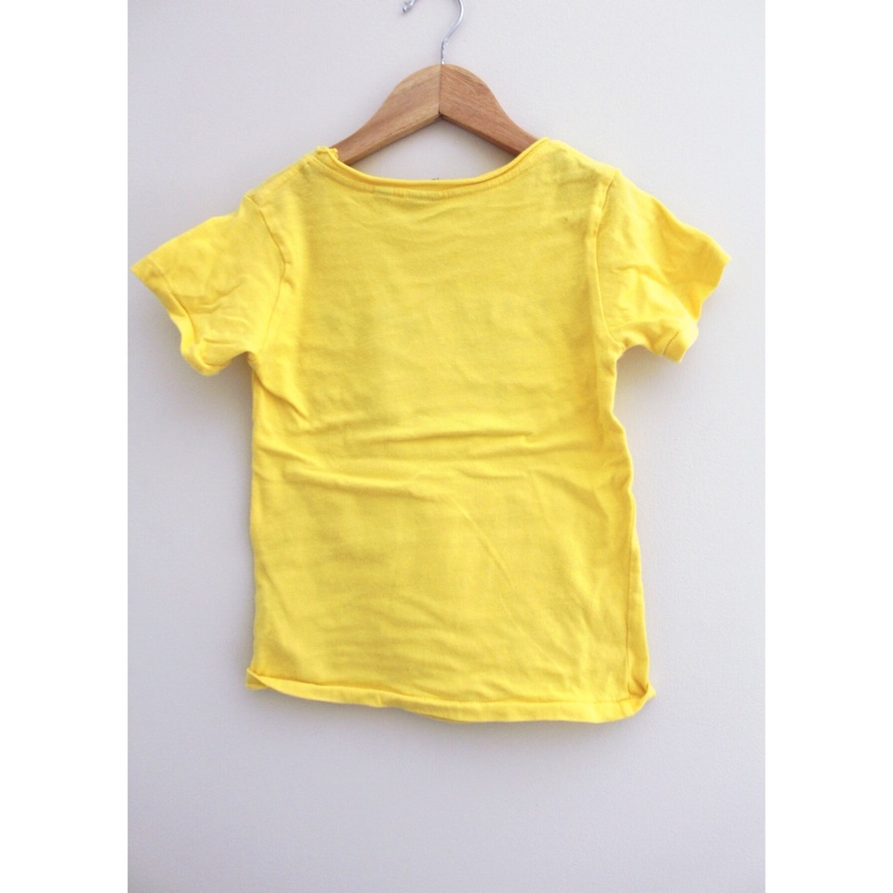 • DISNEY GIRLS YELLOW MAKE TODAY AWESOME TEE • - Picture 2 of 2